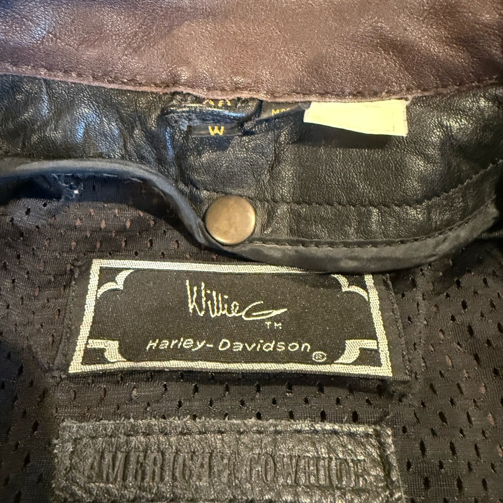 Vintage Harley Davidson Women’s Willy G leather jacket - Picture 4 of 8